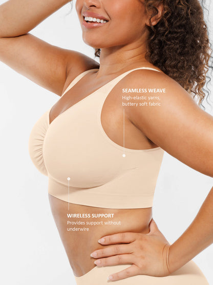 No Underwire Wide Straps Everyday Bra