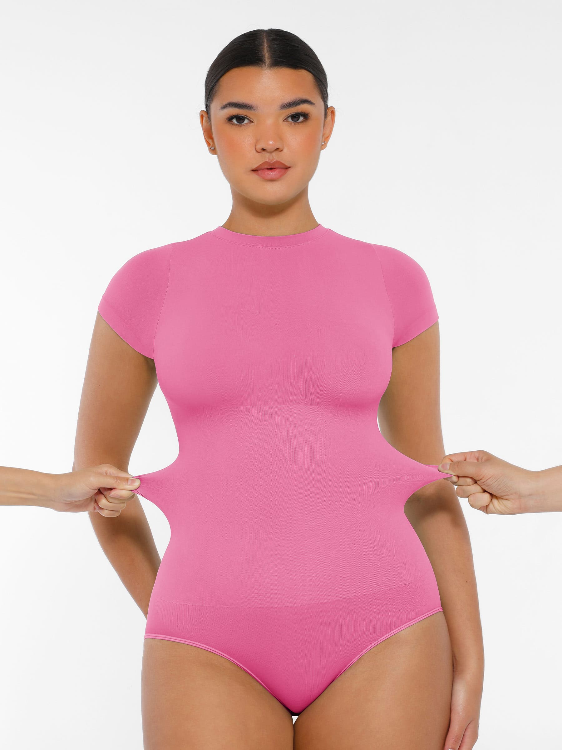 Crew Neck Seamless Soft Everyday Bodysuit [BOGO]