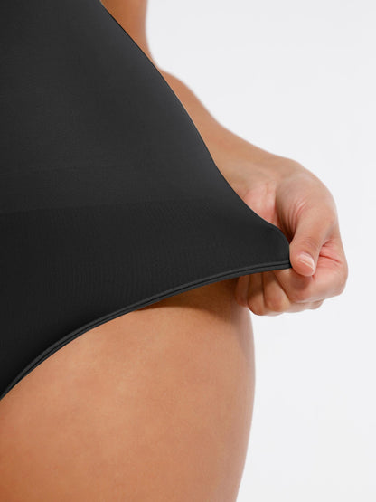 Crew Neck Seamless Short Sleeve Bodysuit