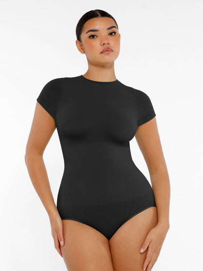 Crew Neck Seamless Soft Everyday Bodysuit [BOGO]