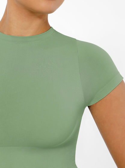 Crew Neck Seamless Soft Everyday Bodysuit [BOGO]