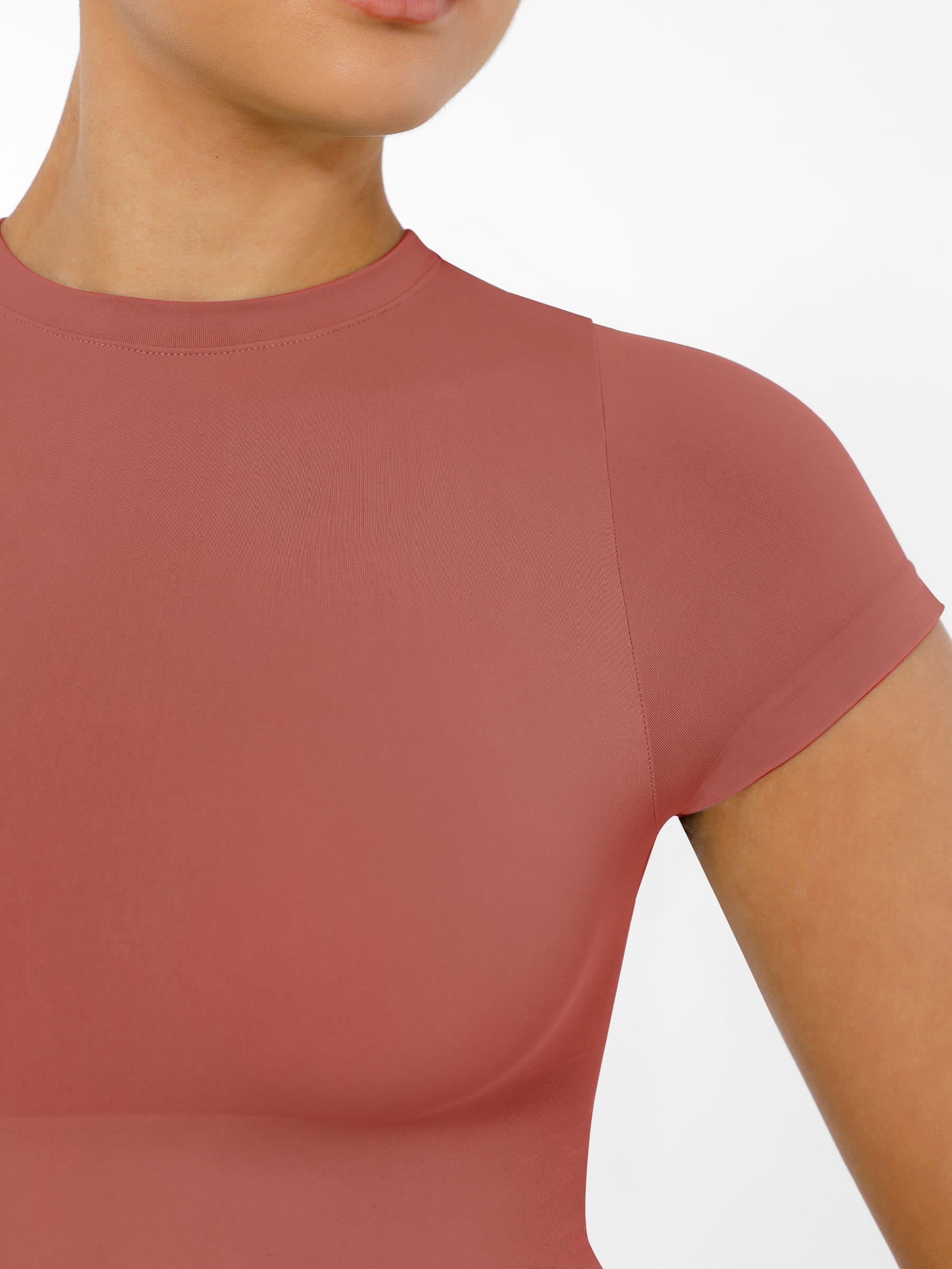 Crew Neck Seamless Soft Everyday Bodysuit [BOGO]