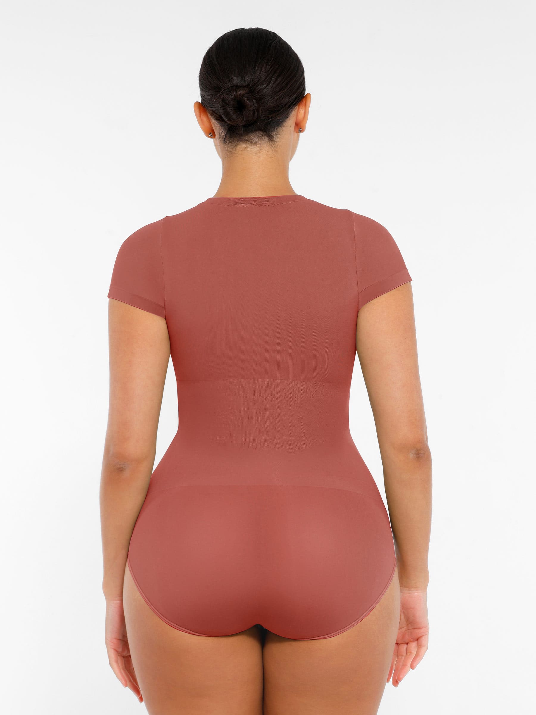 Crew Neck Seamless Soft Everyday Bodysuit [BOGO]
