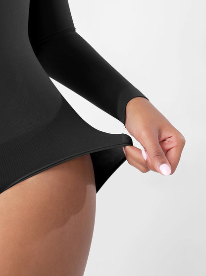 Seamless Ultra-Soft Long-Sleeve Bodysuit [BOGO]