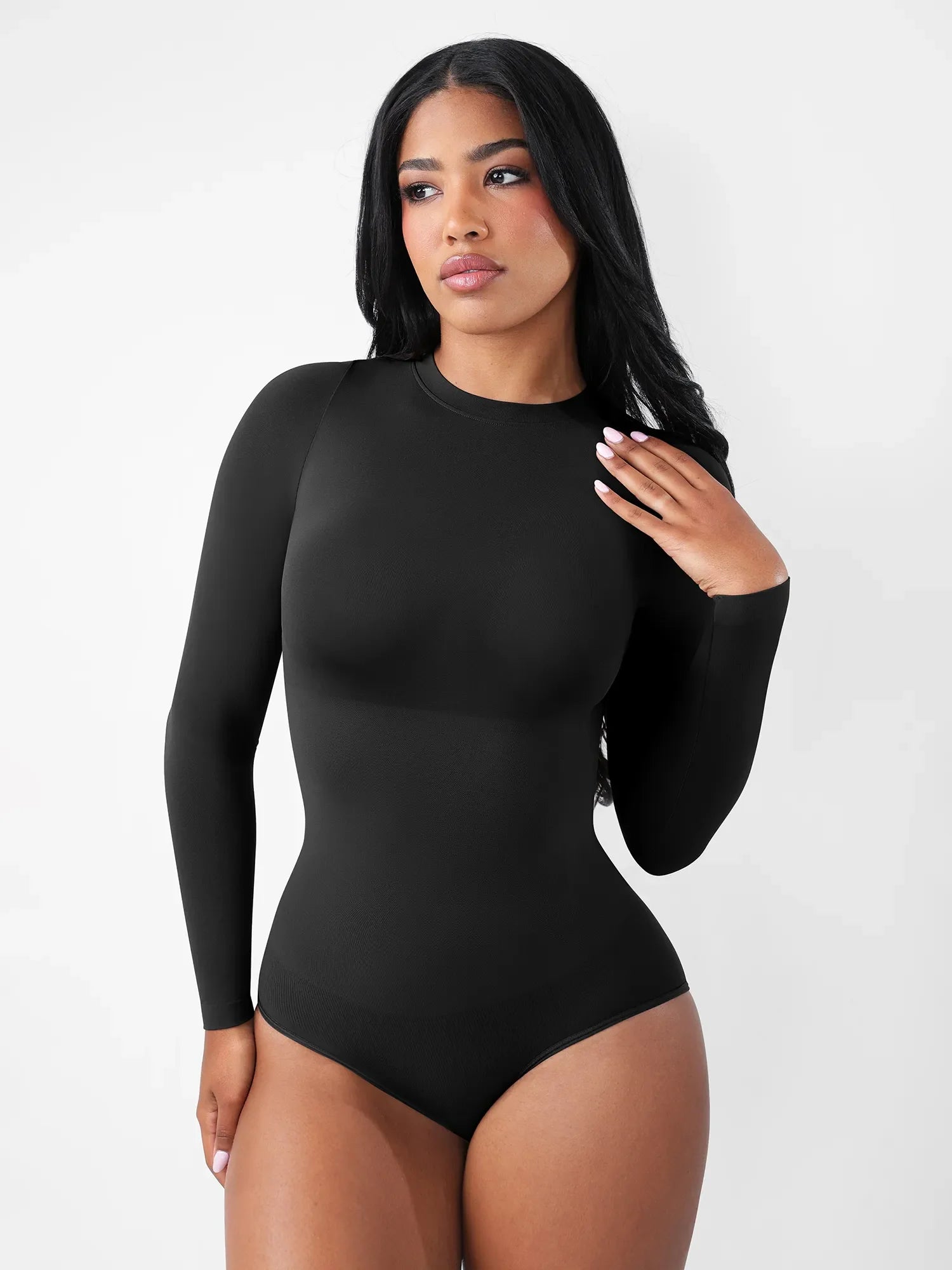 Seamless Ultra-Soft Long-Sleeve Bodysuit [BOGO]