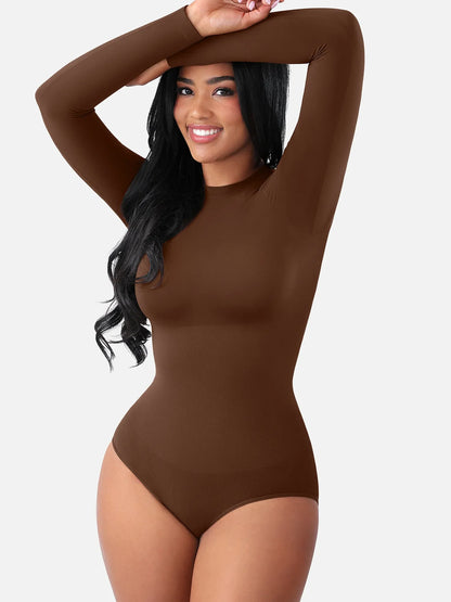 Seamless Ultra-Soft Long-Sleeve Bodysuit [BOGO]
