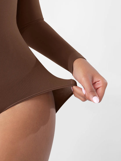 Seamless Ultra-Soft Long-Sleeve Bodysuit [BOGO]