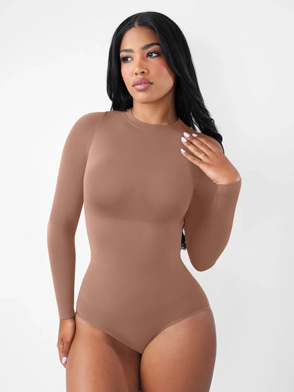 Seamless Ultra-Soft Long-Sleeve Bodysuit [BOGO]