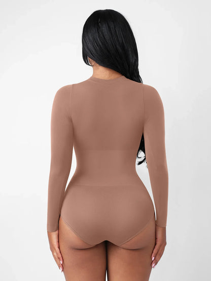 Seamless Ultra-Soft Long-Sleeve Bodysuit [BOGO]