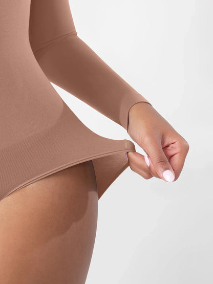 Seamless Ultra-Soft Long-Sleeve Bodysuit [BOGO]