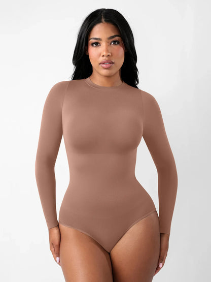 Seamless Ultra-Soft Long-Sleeve Bodysuit [BOGO]