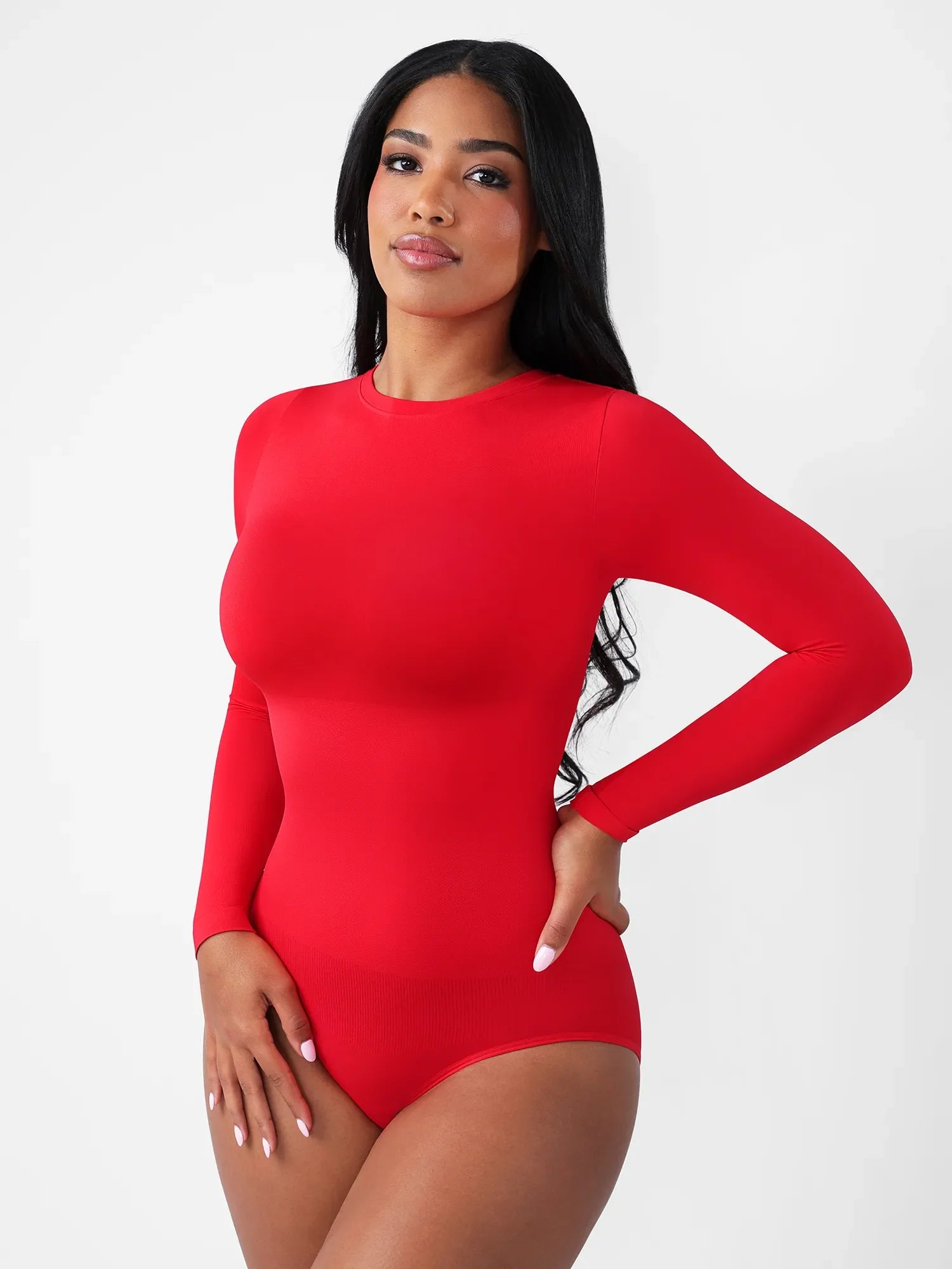 Seamless Ultra-Soft Long-Sleeve Bodysuit [BOGO]