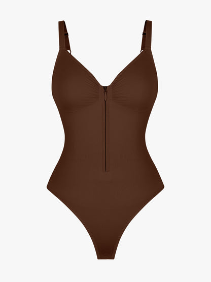 Tummy Control Seamless Zipper Bodysuit [BOGO]