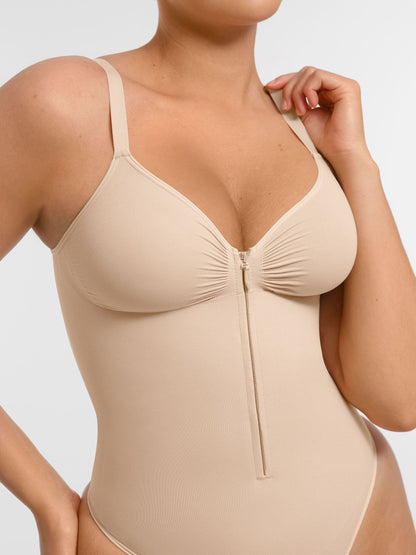 Tummy Control Seamless Zipper Bodysuit [BOGO]