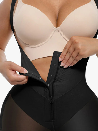 U-Shaped Shaping Lift Bodysuit & Unlined Soft Bra Bundle