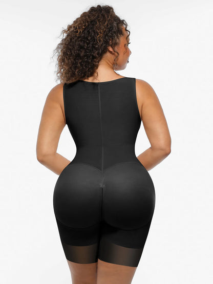 U-Shaped Shaping Lift Bodysuit & Unlined Soft Bra Bundle