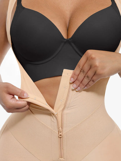 U-Shaped Shaping Lift Bodysuit & Unlined Soft Bra Bundle