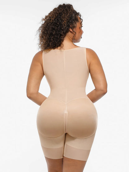 U-Shaped Shaping Lift Bodysuit & Unlined Soft Bra Bundle