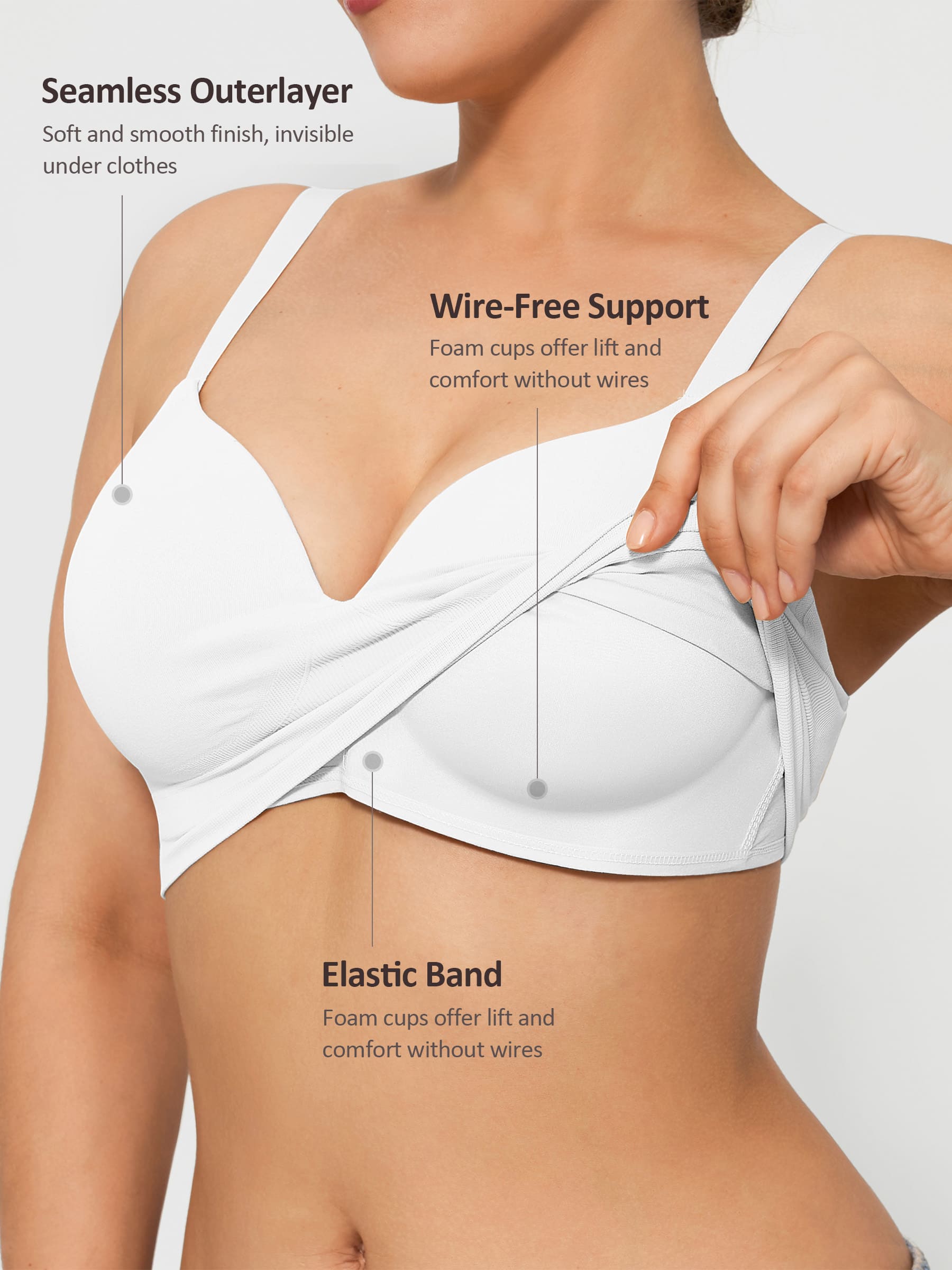 Push-Up Seamless Bra + Smooth Seamless Bra