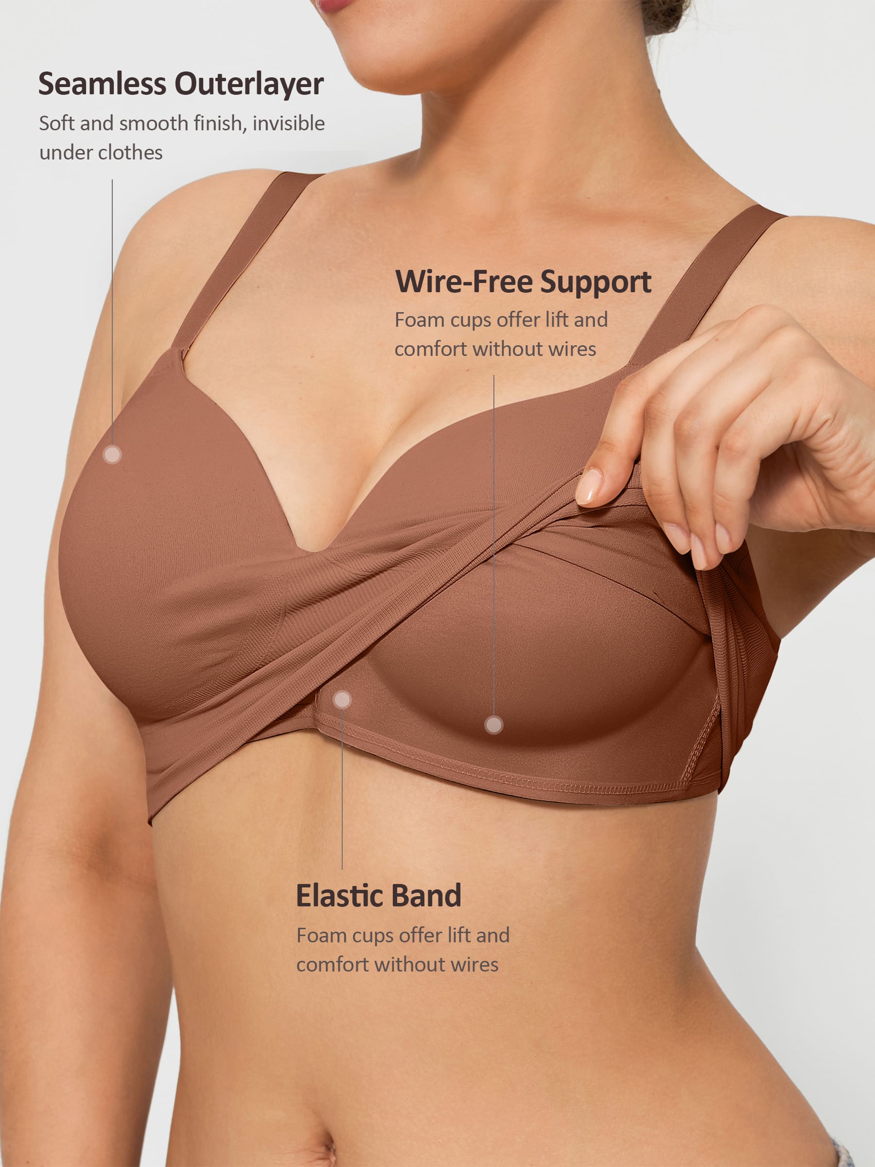 Push-Up Seamless Bra + Smooth Seamless Bra