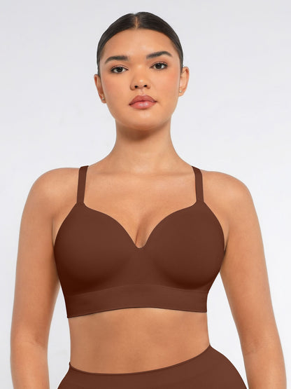 Full Coverage Wireless Bra + Push-Up Seamless Bra