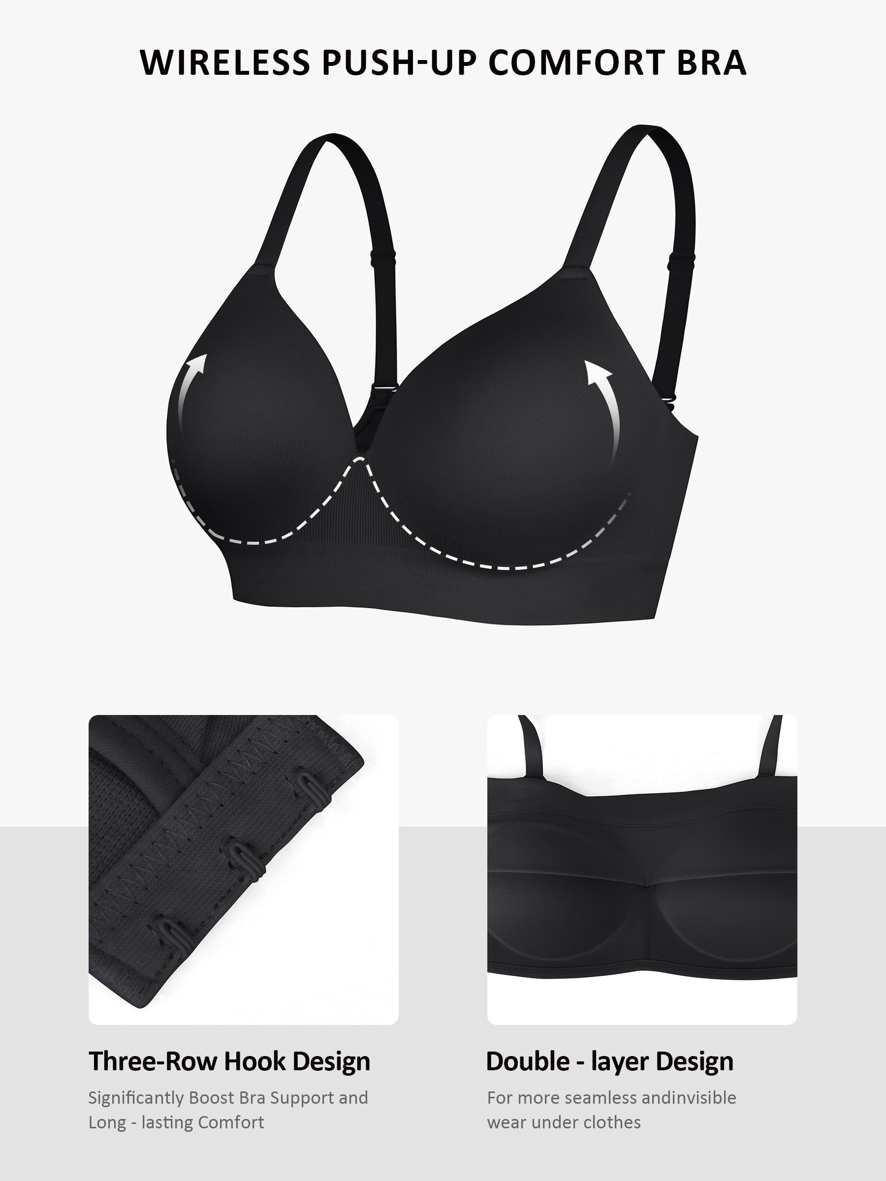 High-Waist Brief + Push-Up Seamless Bra