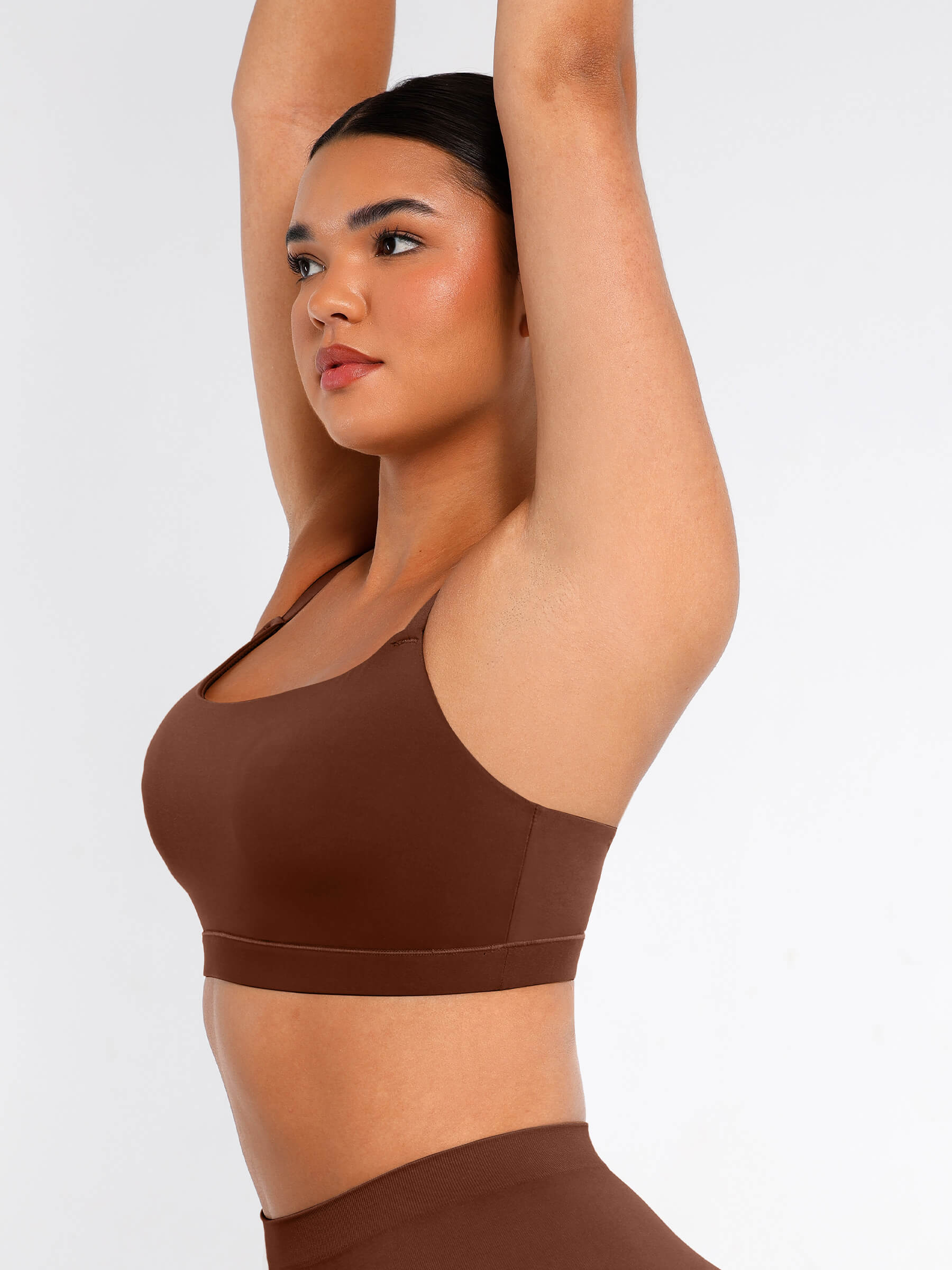 Wireless Invisible Square Neck Everyday Bra