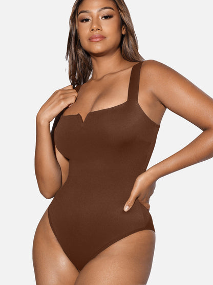Square Neck Ultra-Stretch Sculpt Bodysuit