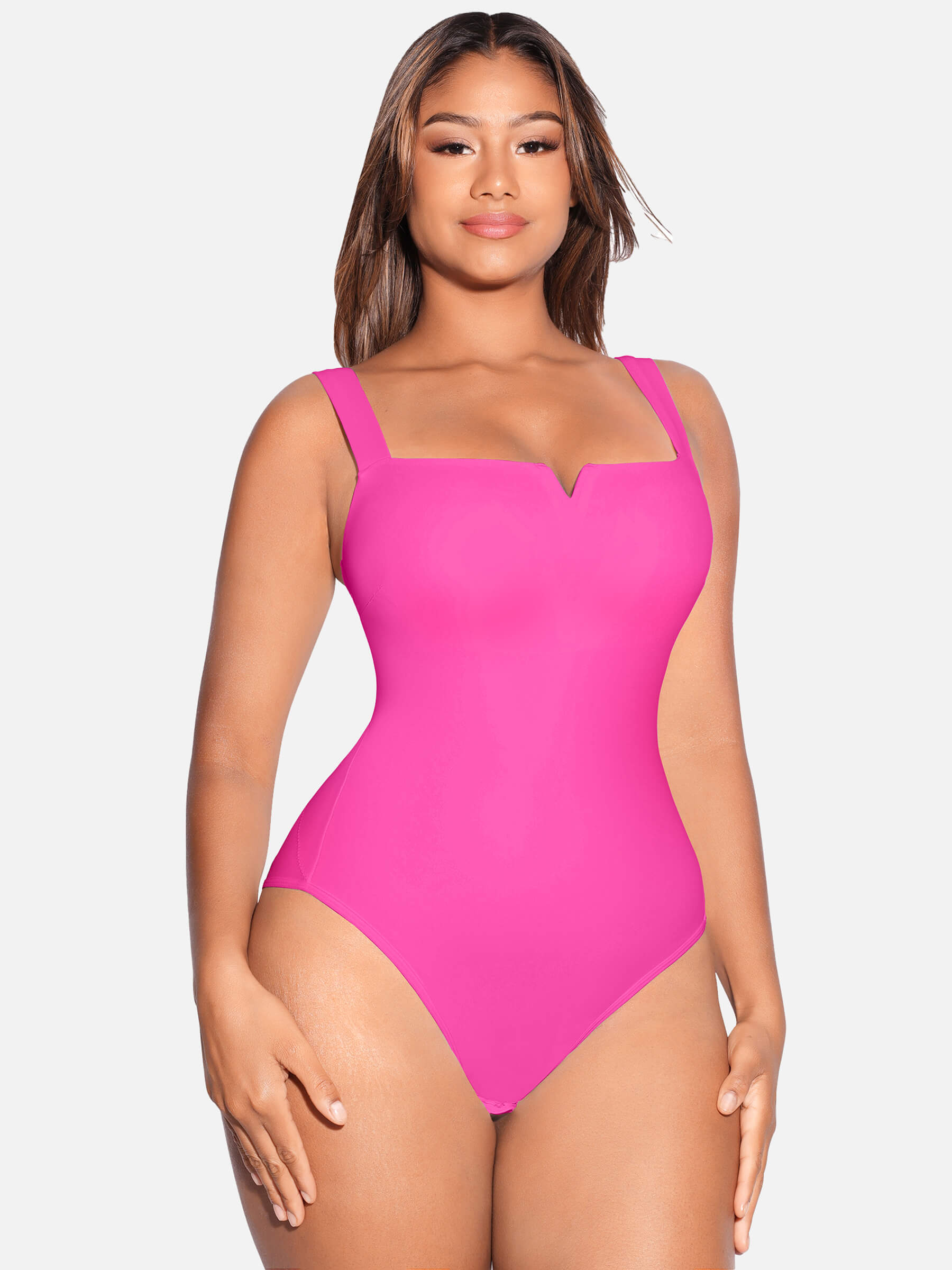 Square Neck Ultra-Stretch Sculpt Bodysuit