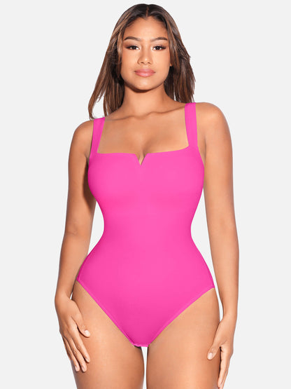 Square Neck Ultra-Stretch Sculpt Bodysuit