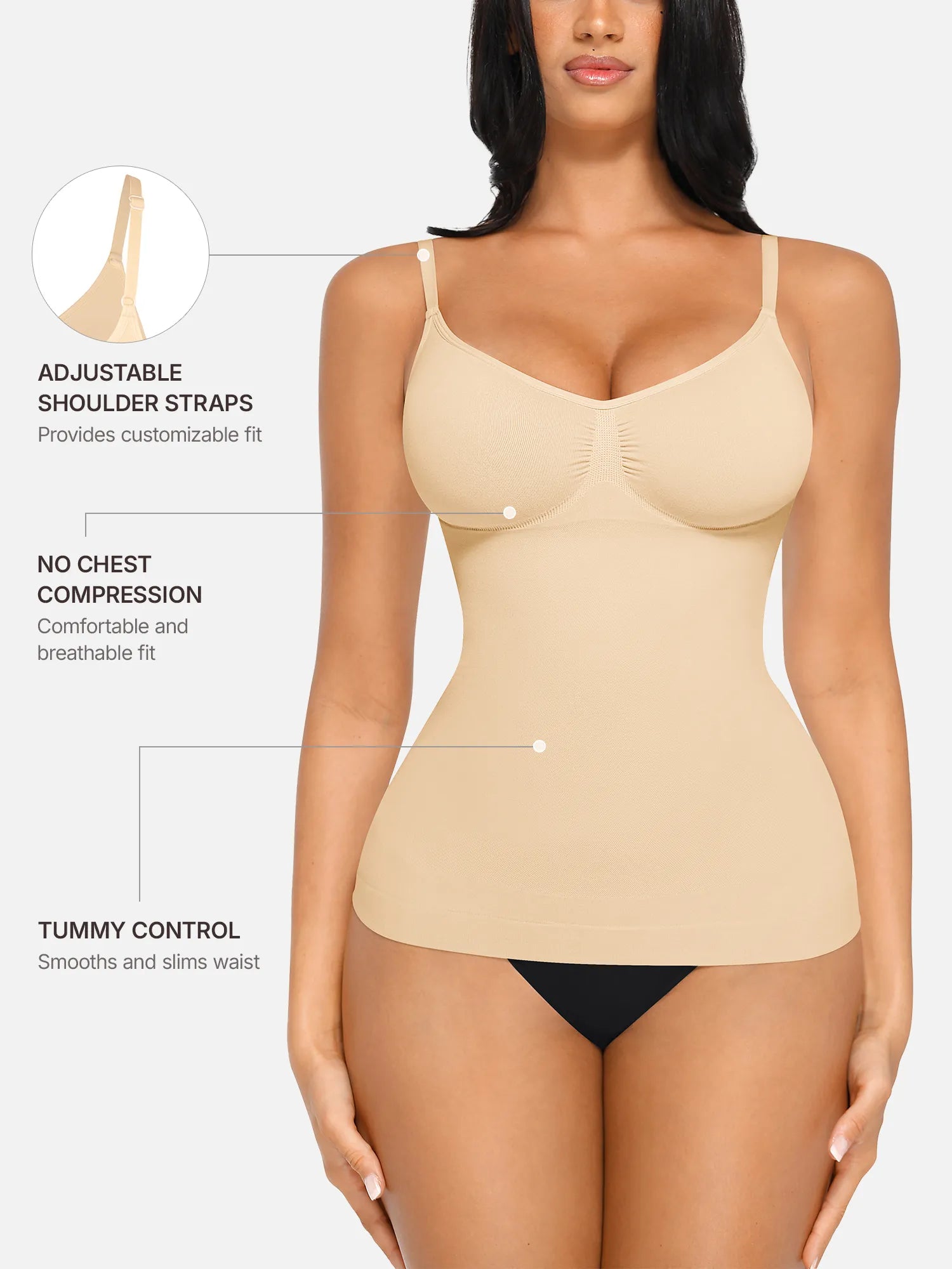 Bust Support Shaping Tank Top [BOGO]