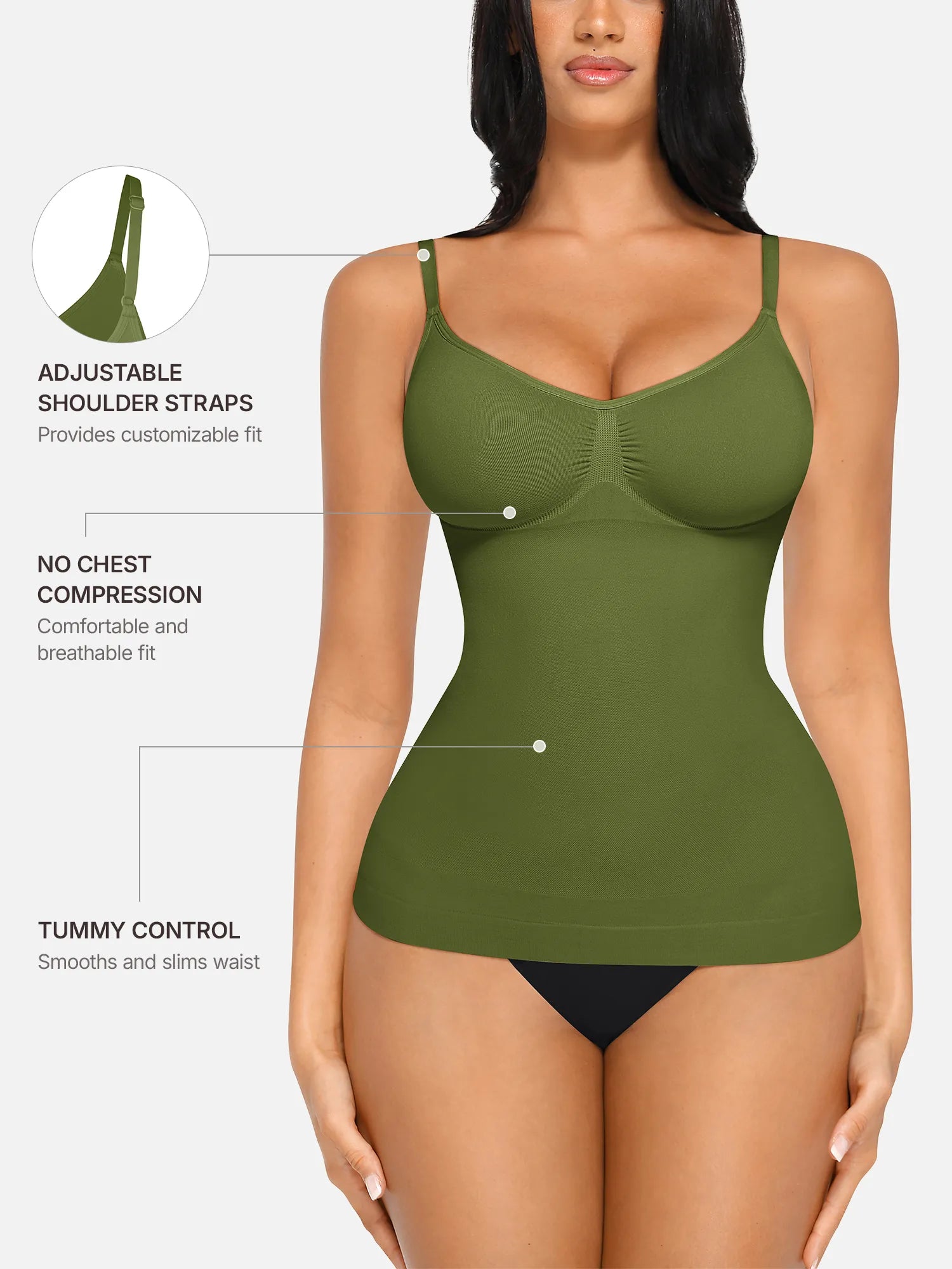 Bust Support Shaping Tank Top [BOGO]