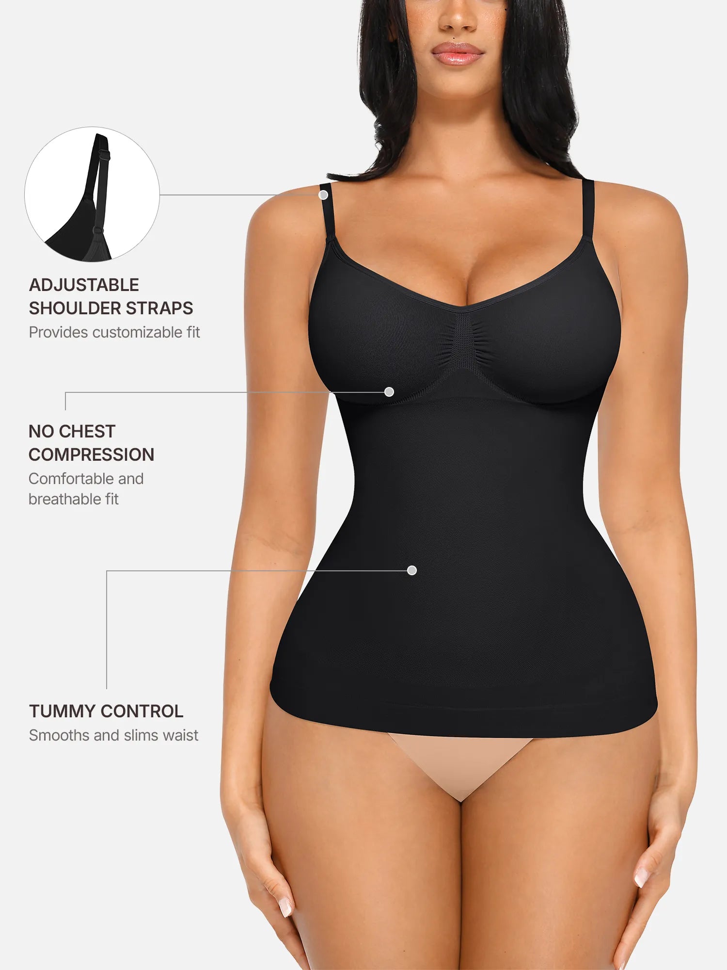 Bust Support Shaping Tank Top [BOGO]
