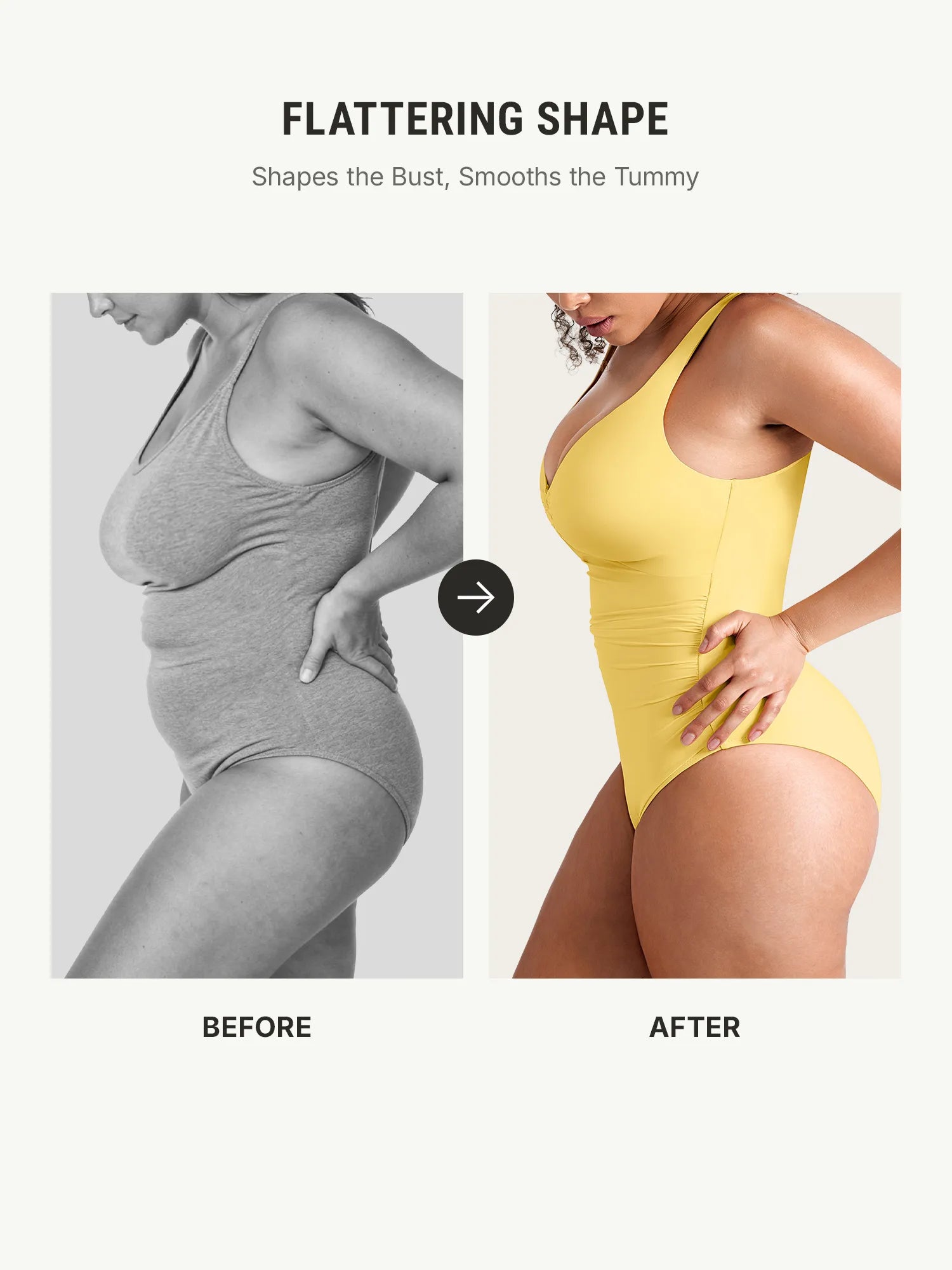 Deep V Metal Ring Ruched Sculpting Swimsuit [BOGO]