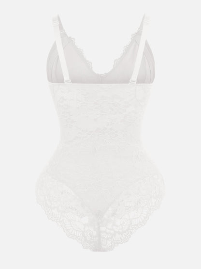 Lace Sculpt V-Neck  Bodysuit