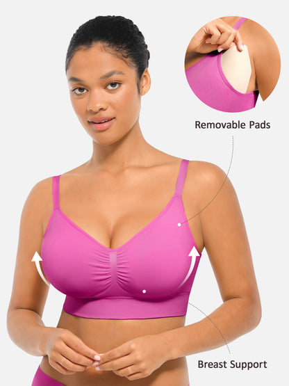 Seamless Everyday Bra with Built-In Padding Bundle