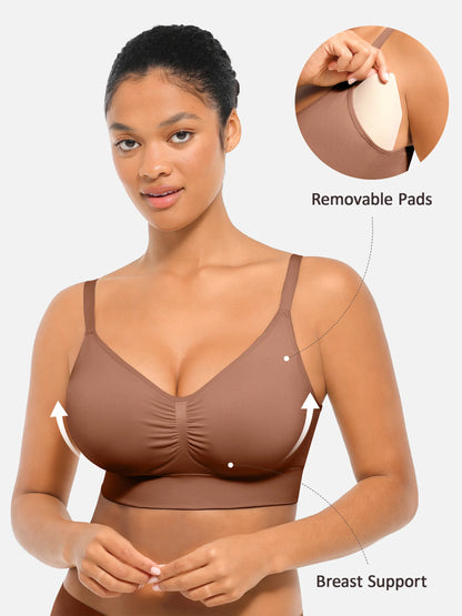Seamless Everyday Bra with Built-In Padding Bundle