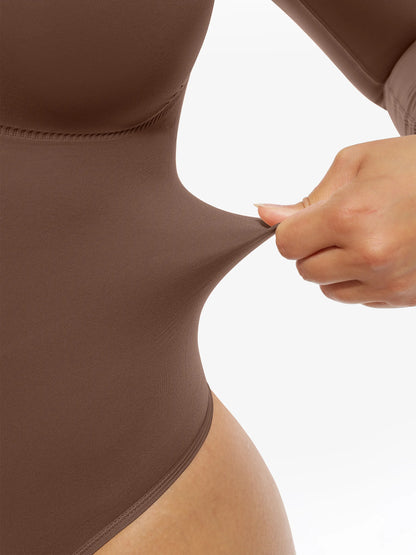 Seamless Supportive Long Sleeve Tummy Control Bodysuit [BOGO]