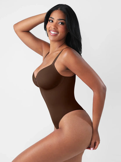 Seamless Tummy Control Zipper Bodysuit
