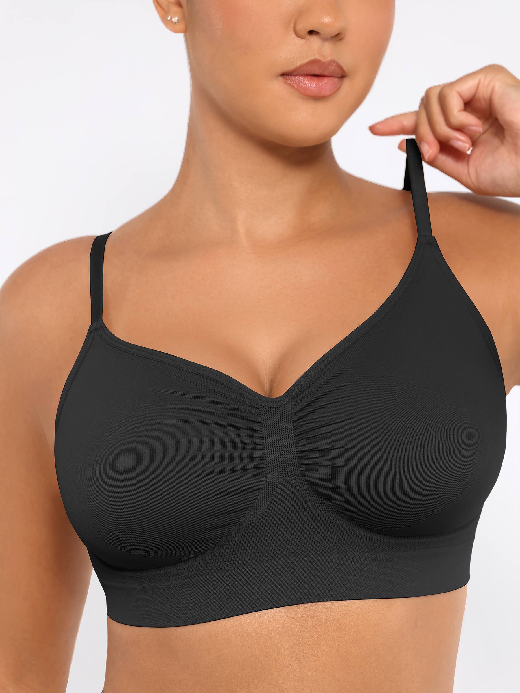 3-Pack Smooth Seamless Wireless Bra Bundle