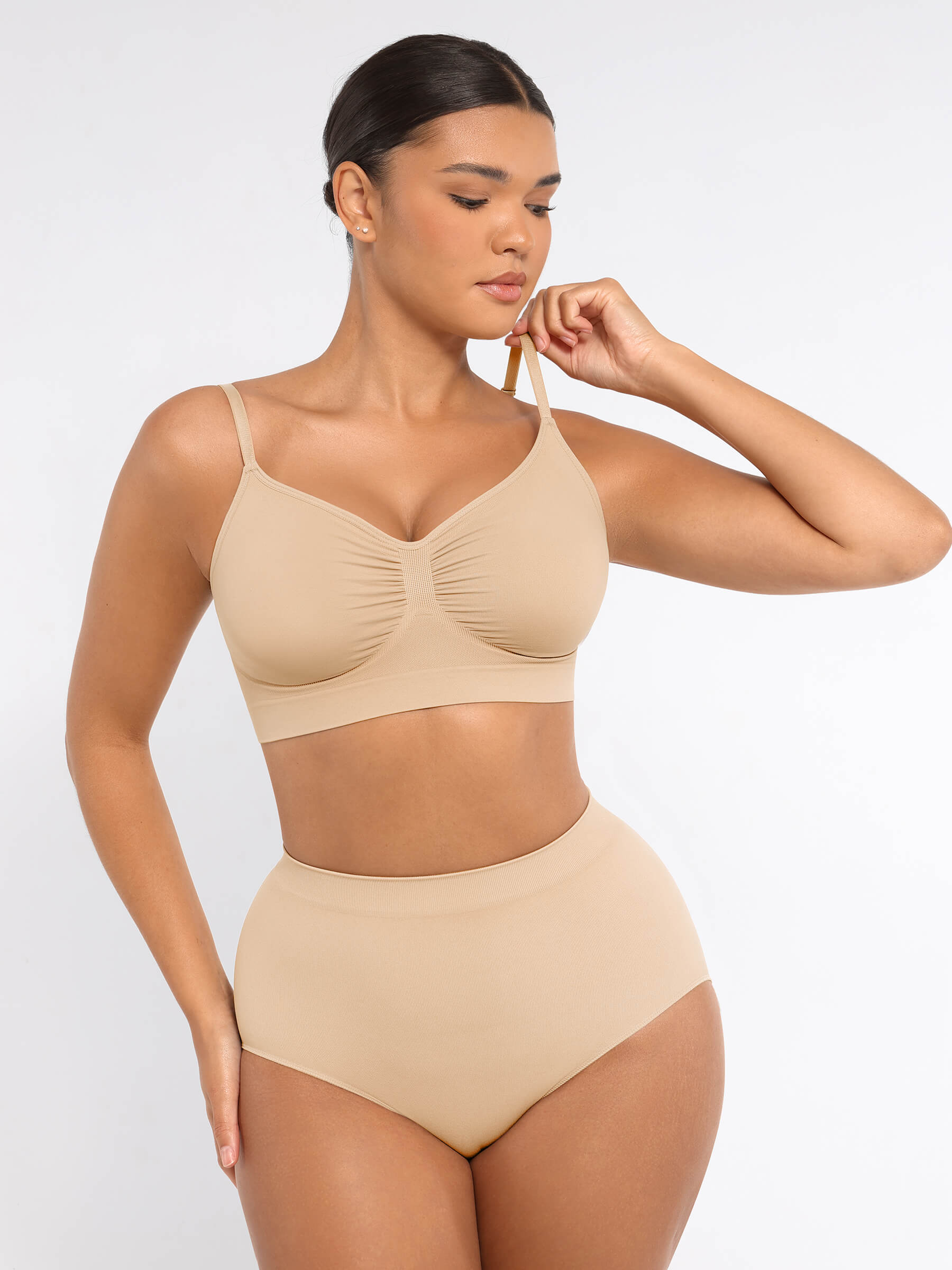 3-Pack Smooth Seamless Wireless Bra Bundle