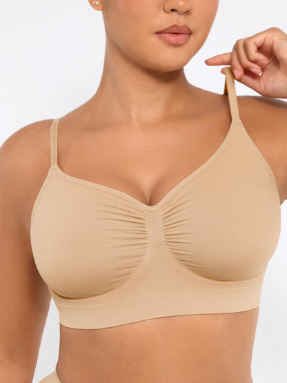 3-Pack Smooth Seamless Wireless Bra Bundle