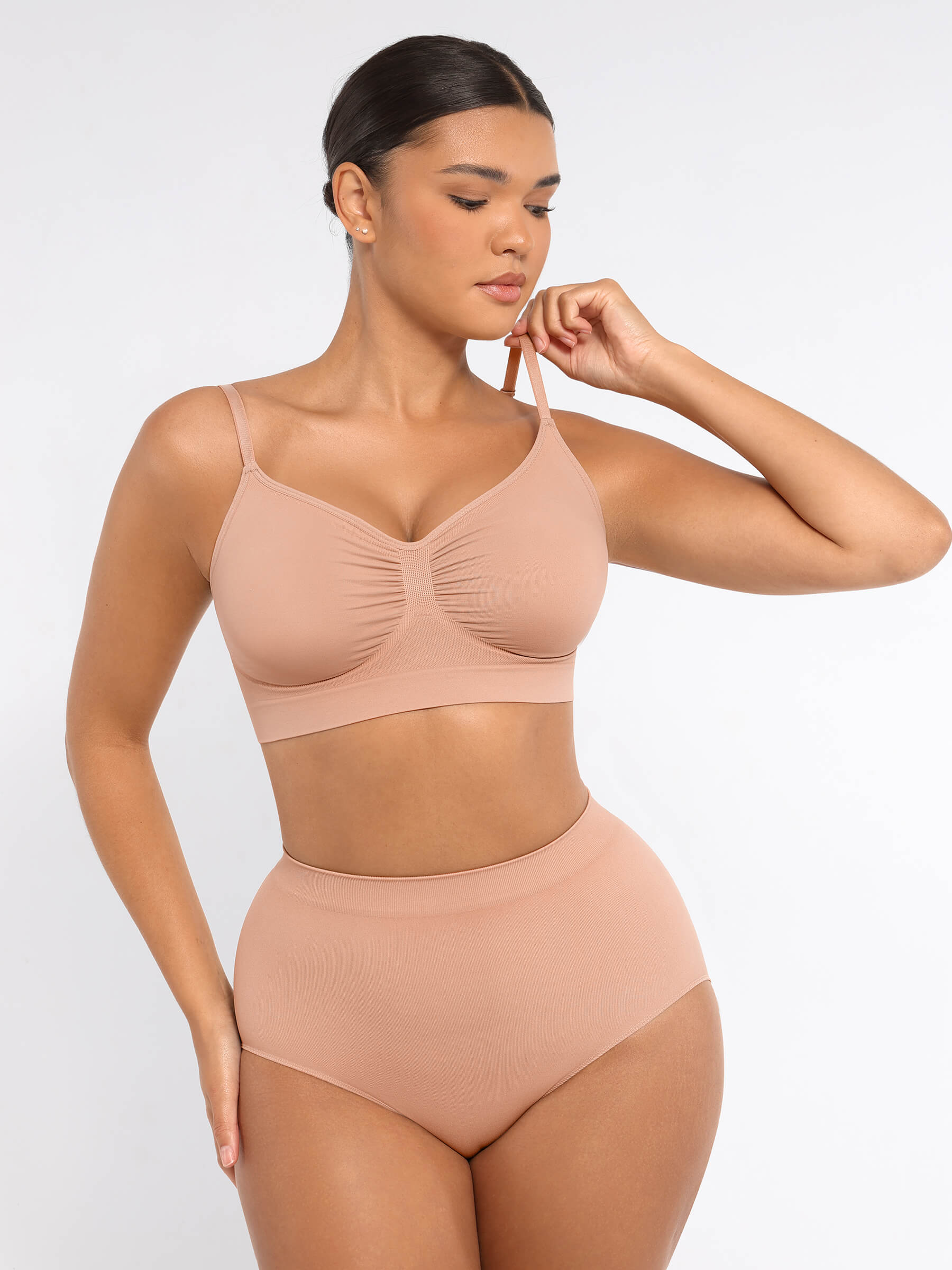 3-Pack Smooth Seamless Wireless Bra Bundle