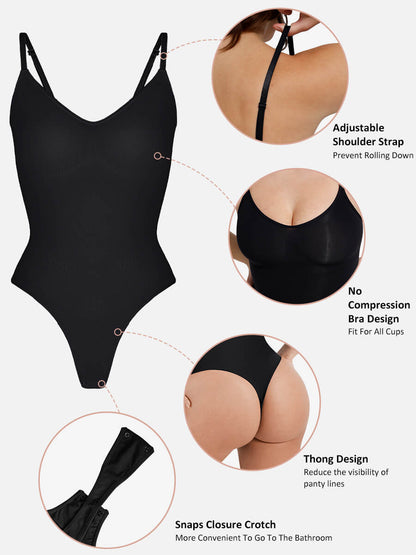 3-Pack Tummy Control Seamless Bodysuit Bundle