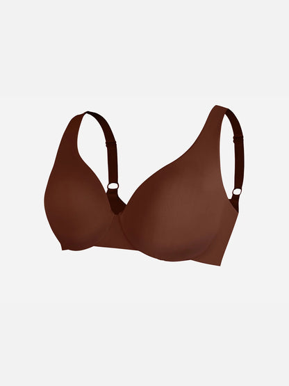 Adjustable-Strap Underwire Deep V-neck Bra Bundle