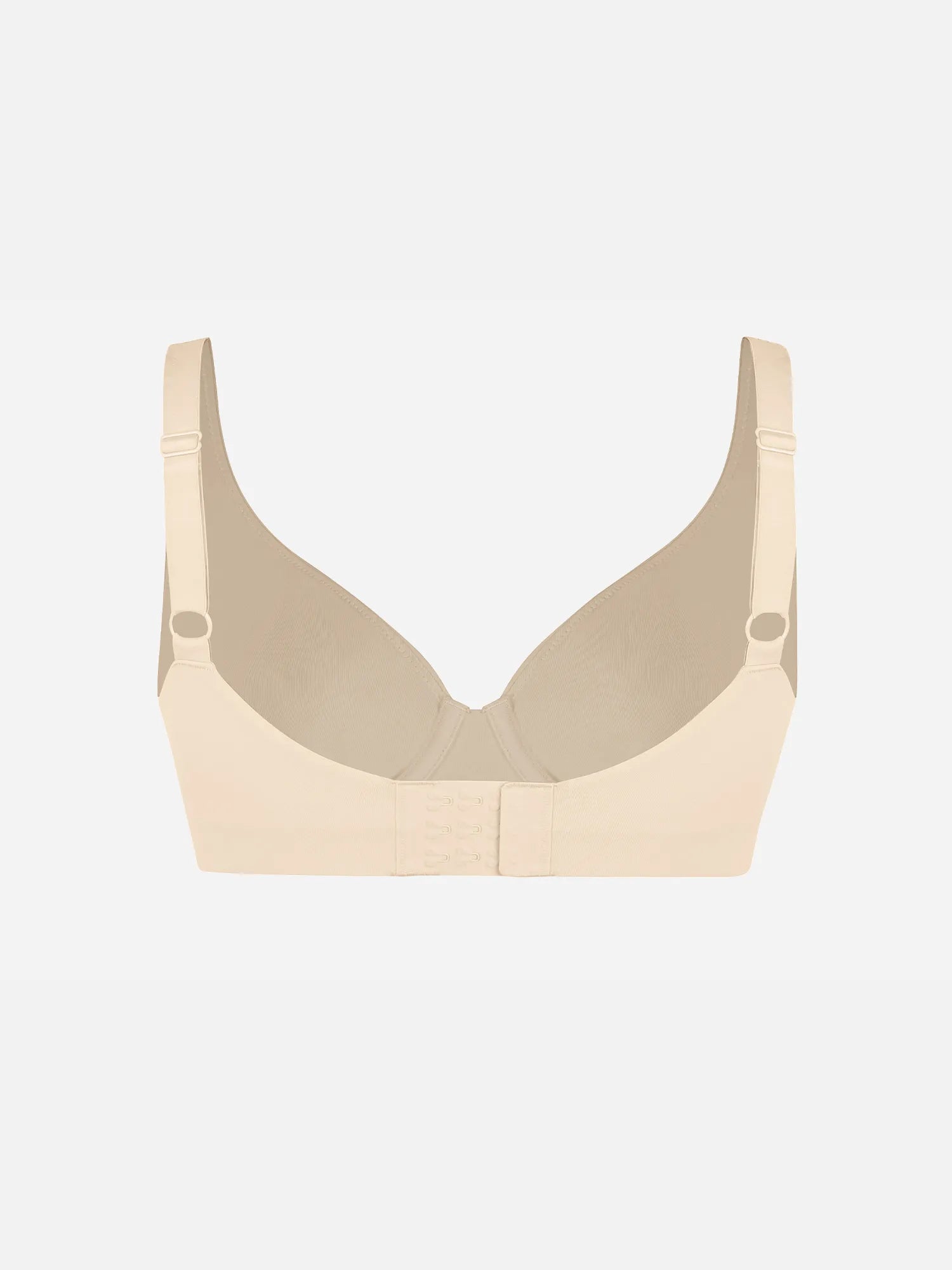 Adjustable-Strap Underwire Deep V-neck Bra Bundle