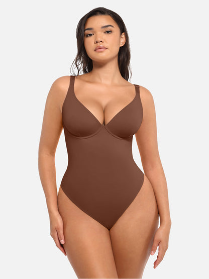 V-Plunge Support Bodysuit