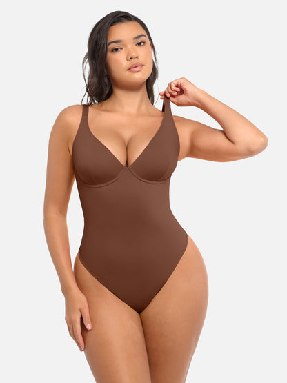 V-Plunge Support Bodysuit [BOGO]