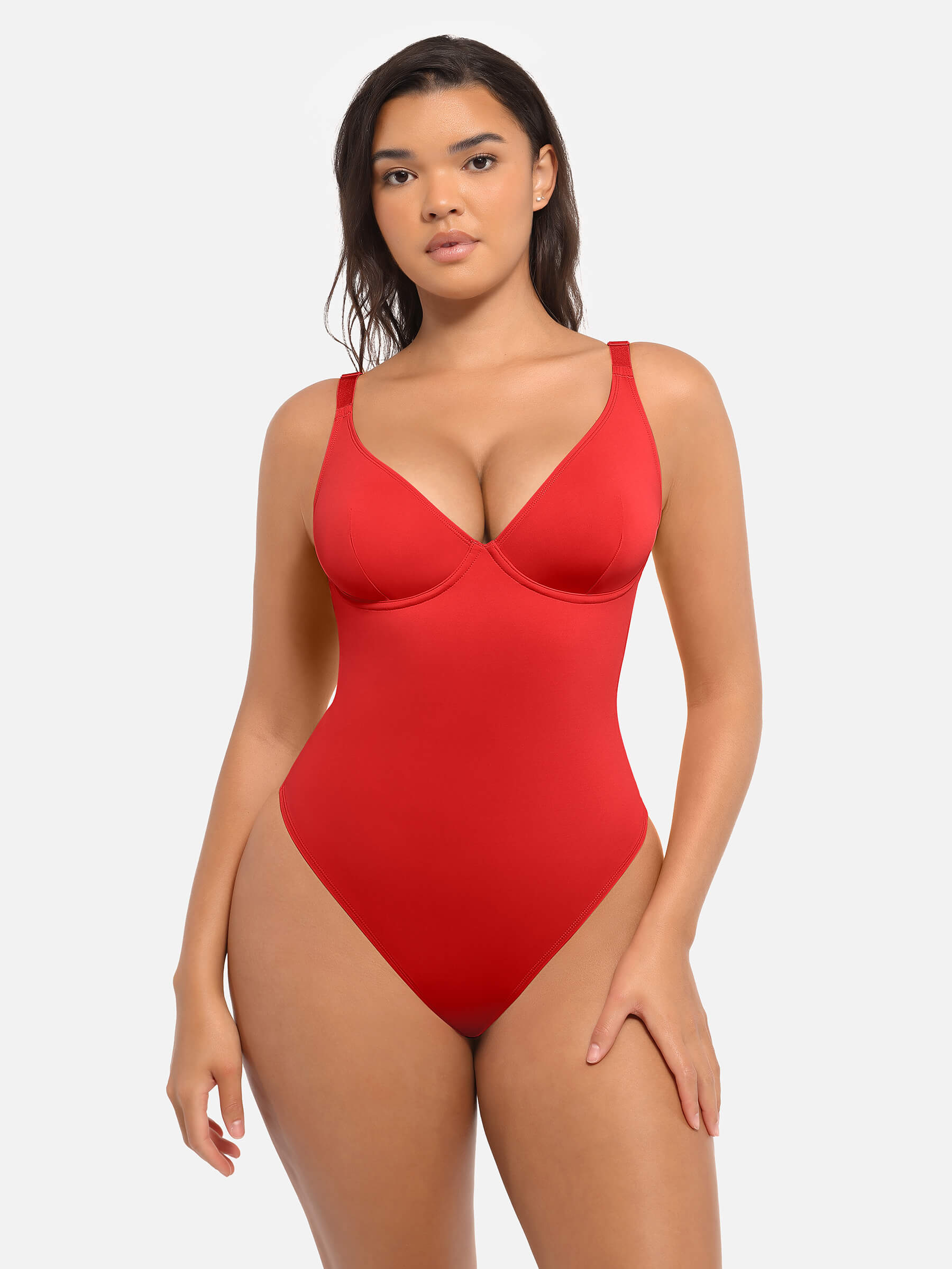 V-Plunge Support Bodysuit [BOGO]