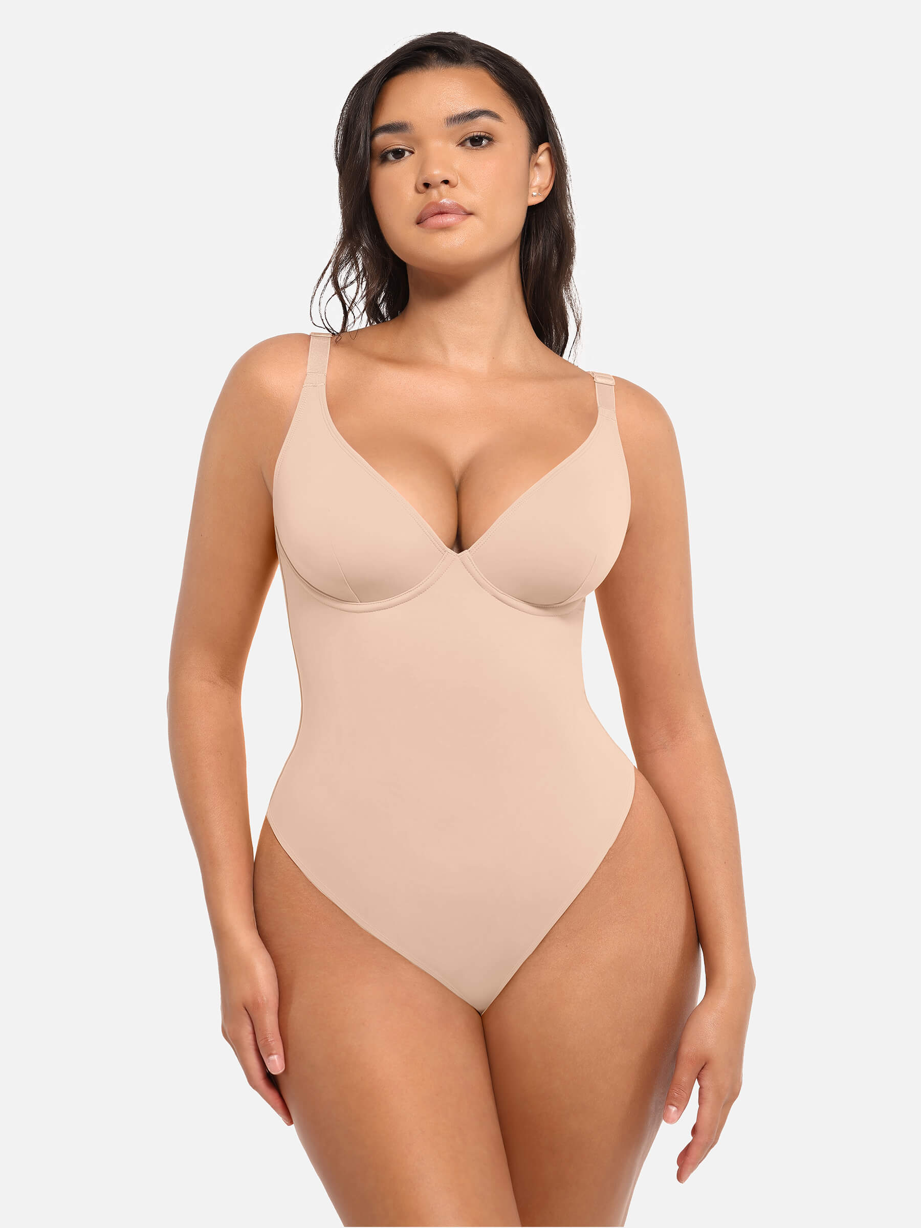 V-Plunge Support Bodysuit